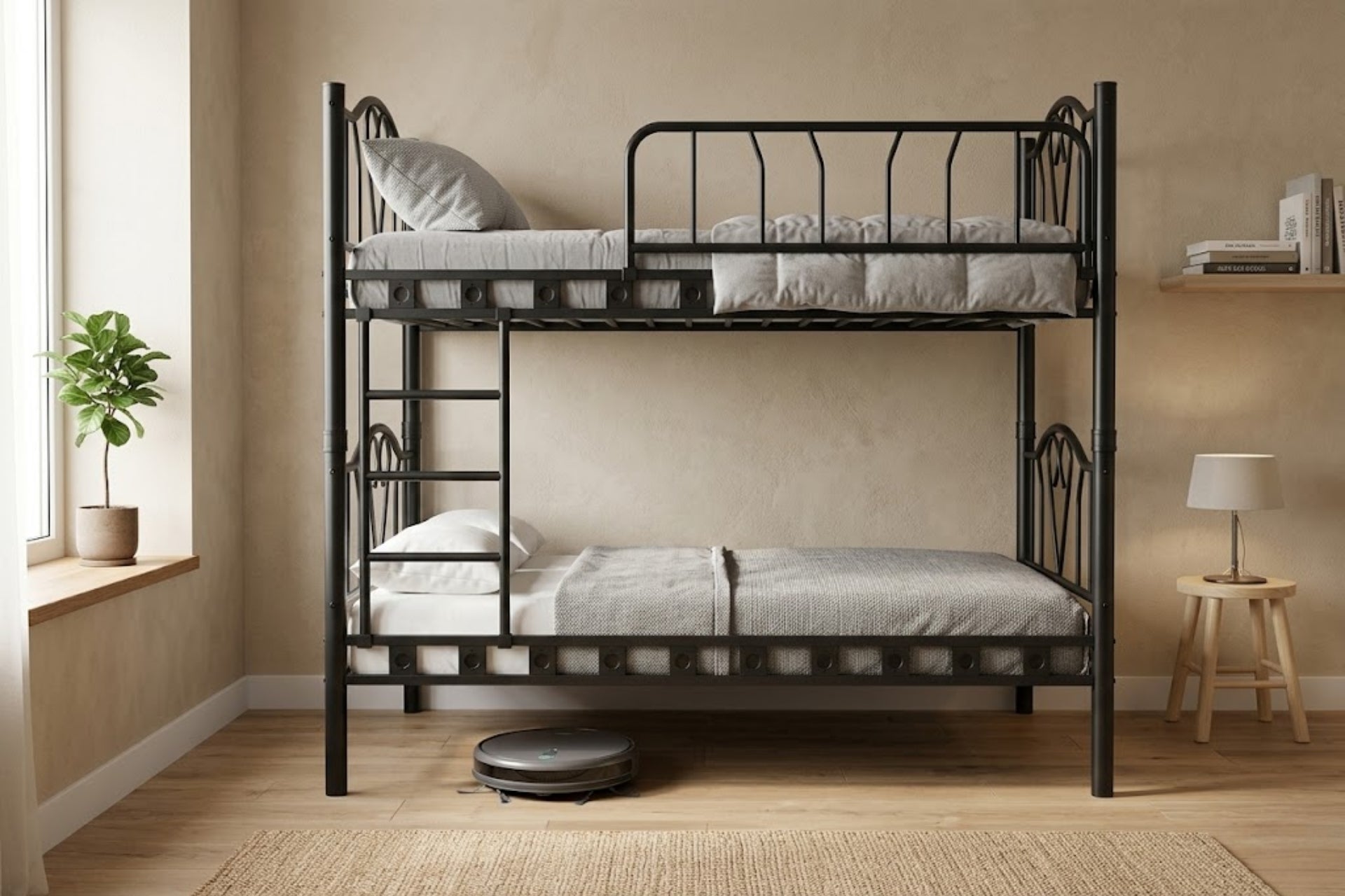 Argimo Orkide Genç Çocuk Odası Metal Ranza ve Karyola