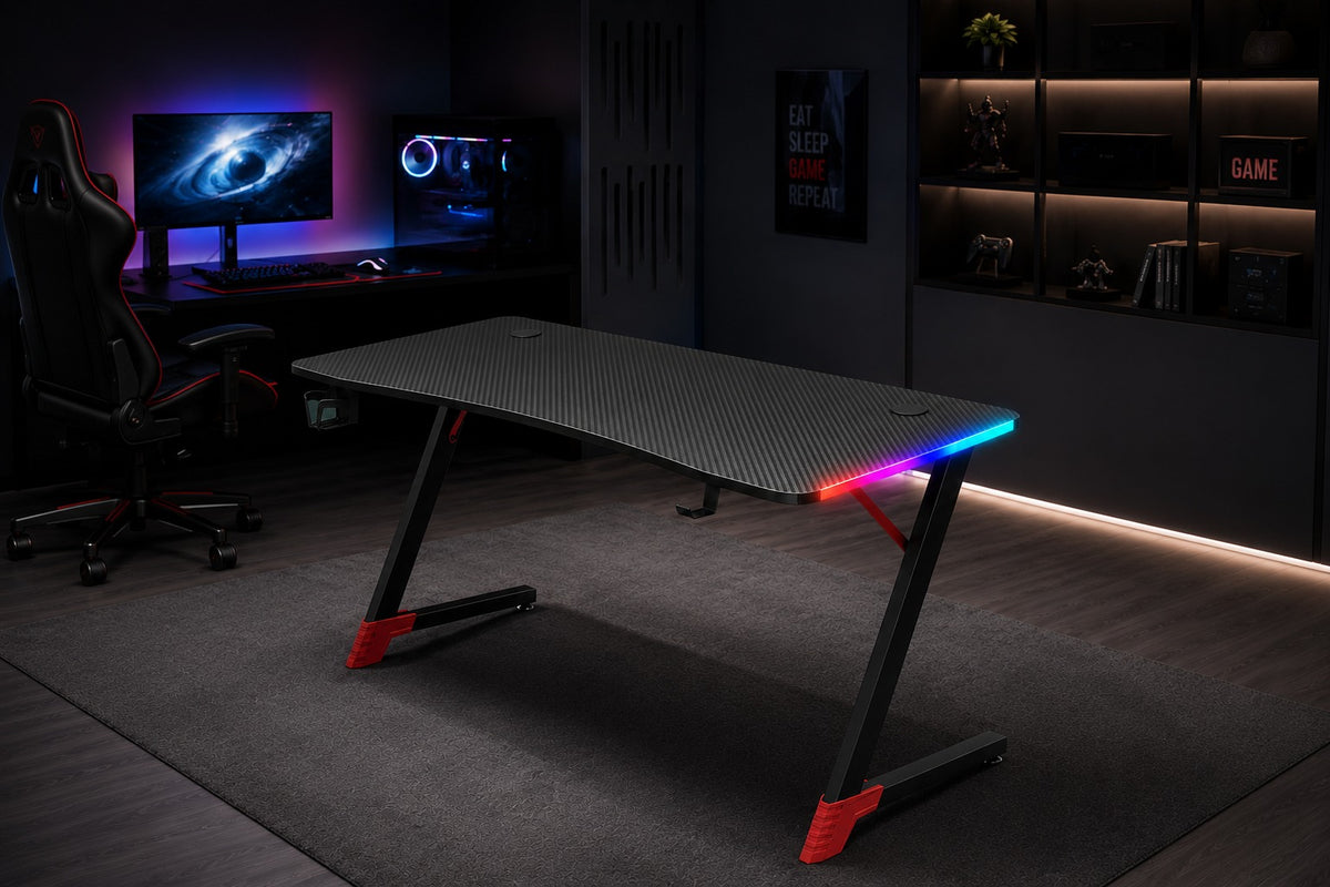Argimo Storm RGB Aydınlatmalı Oyuncu Masası