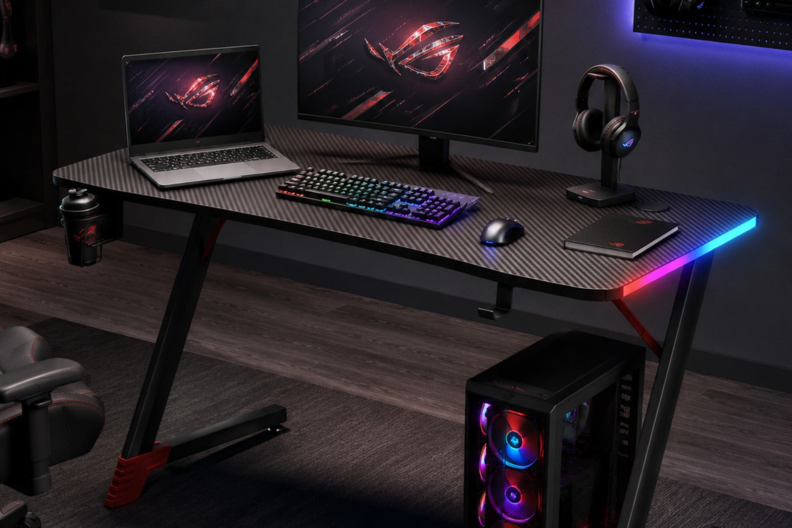Argimo Storm RGB Aydınlatmalı Oyuncu Masası