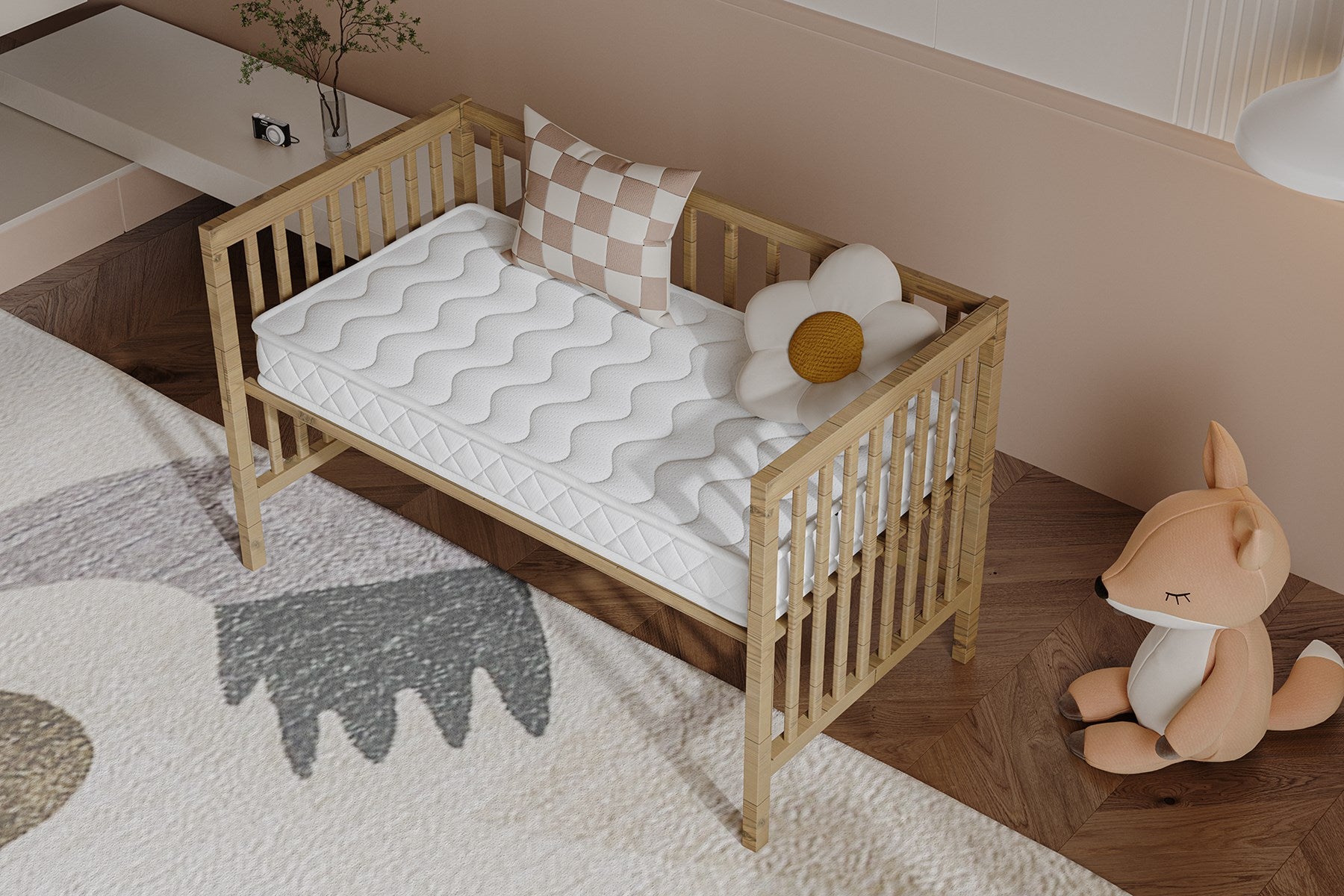 Argimo Alba 10 cm Sünger Bebek Beşik Park Yatağı
