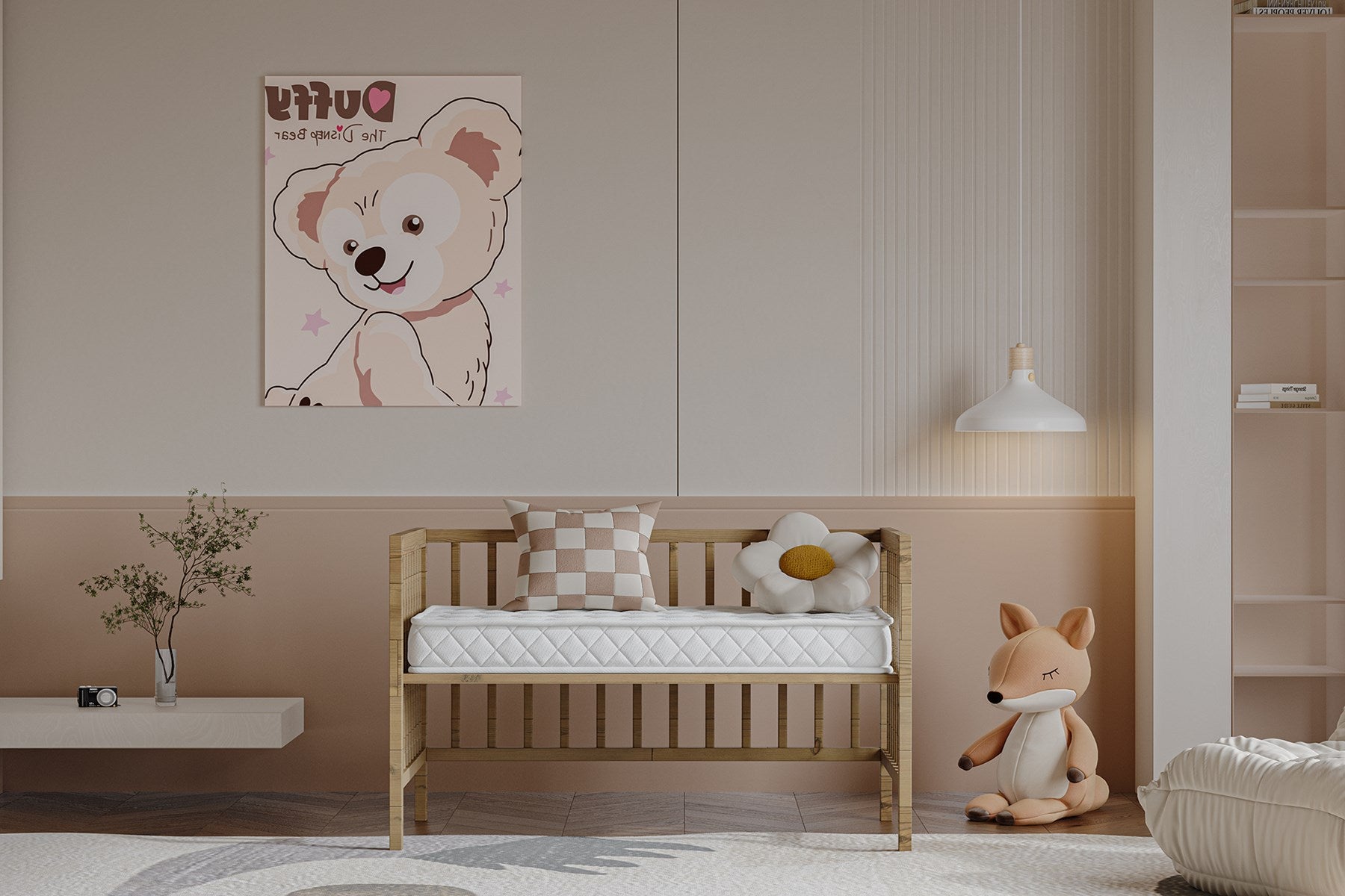 Argimo Alba 10 cm Sünger Bebek Beşik Park Yatağı