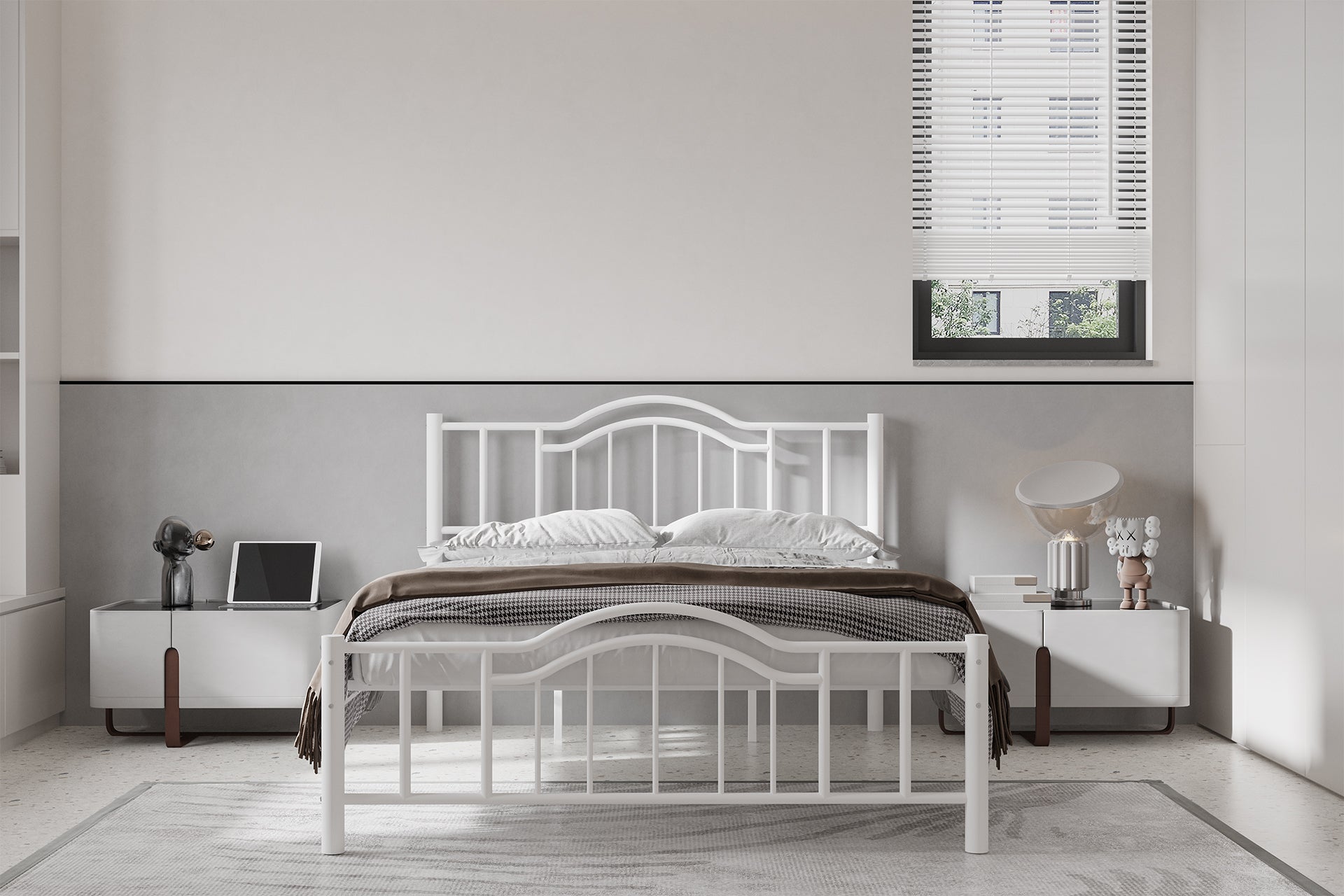 Argimo Belinay Ferforje Metal Çift Kişilik Karyola